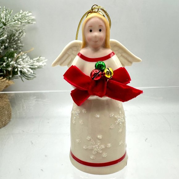 Lenox Jingles Ornaments Santa Snowman Angel Christmas Holiday Decor Set Of 3 - Picture 4 of 11